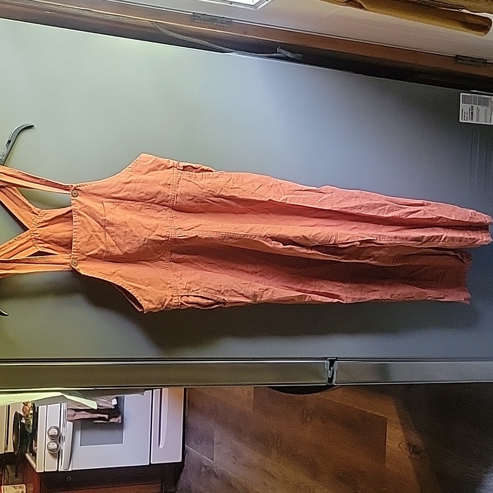 Mexicali Blues burnt orange overalls size small